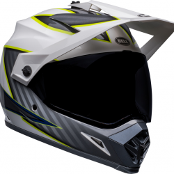 BELL helmet MX-9 Adventure Mips Dalton gloss white/hi viz yellow 