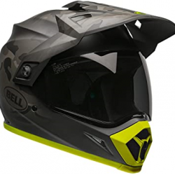 BELL helmet MX-9 Adventure Mips Stealth matt black camo/hi vis yellow 