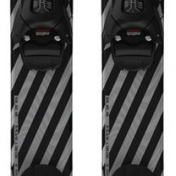 ATOMIC ski set Punx JR grey/black 