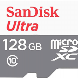 SANDISK  Micro SD Ultra CL10/100 MB/s 128GB