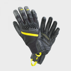 HUSQVARNA gloves Scalar black/grey/yellow 