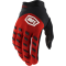 100% gloves Airmatic red/black 