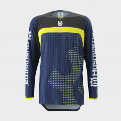 HUSQ/KTM shirt MX Railed blue/black/yellow 