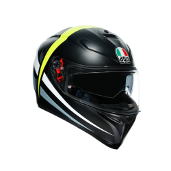 AGV ķivere K3 SV Spin 46 black/blue/yellow 