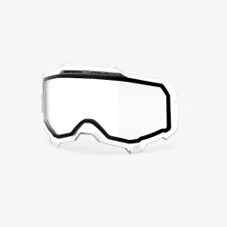 100% goggle lens Armega Forecast Dual Roll Off clear