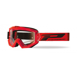 PROGRIP brilles 3201 red w/clear 3213