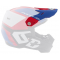 6D helmet peak ATR-2 Helo red/white/blue