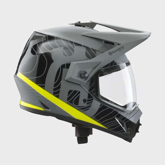 HUSQVARNA ķivere MX9 Adventure black/grey/yellow 