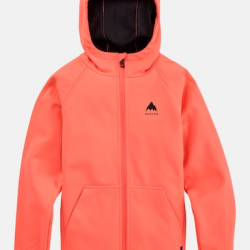 BURTON hoodie Kids Crown WPF FZ fleece tetra orange 