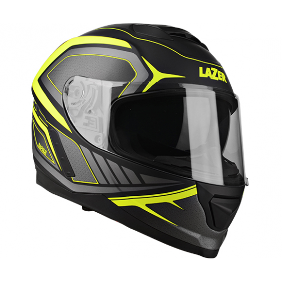 LAZER ķivere Rafale Hexa black/yellow matt 