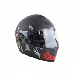 LAZER helmet FH3 Fighter black matt/red 