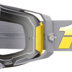 100% goggles Armega Complex yellow/grey w/clear