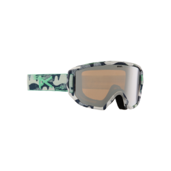 ANON goggles JR Relapse MFI white/blue w/silver amber C2 /Face mask