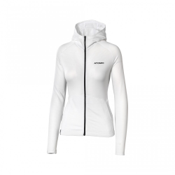 ATOMIC hoodie W Alps FZ white 
