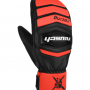 REUSCH cimdi WC Warrior Team Mitt black/fluo red 