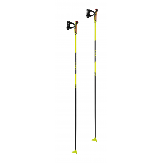 LEKI distanču slēpošanas nūjas PRC 650 black/yellow 