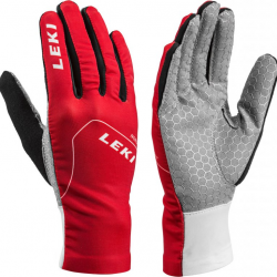 LEKI cross-counrty skiing gloves Nordic Slope JR red/wht/grey 
