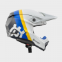 HUSQVARNA ķivere Moto 10 Spherical Railed blue/yellow/white 