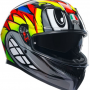 AGV ķivere K3 Birdy 2.0 grey/yellow/red 