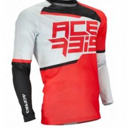 ACERBIS jersey MX J Windy Two Vented grey/red 