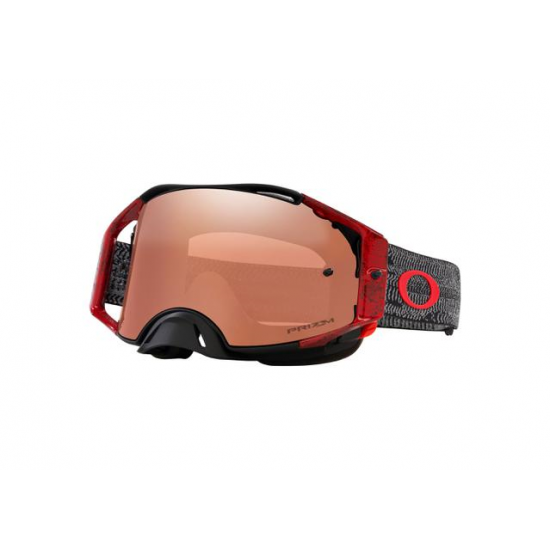 OAKLEY MX brilles Airbrake Flux black/red w/prizm black irridium