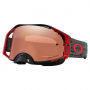 OAKLEY MX brilles Airbrake Flux black/red w/prizm black irridium