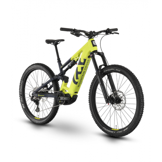 HUSQVARNA elektro velosipēds Mountain Cross MC1 9S 27.5" yellow/dark blue matt 