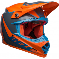 BELL helmet Moto 9S Flex Sprite Gloss orange/grey 