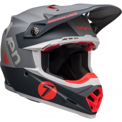 BELL helmet Moto 9S Flex Seven Vanguard matt grey/orange 