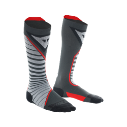 DAINESE zeķes Thermo Long dark grey/grey/red 