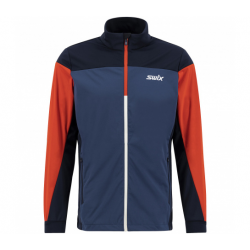 SWIX cross country skiing jacket Cross JKT lake blue 