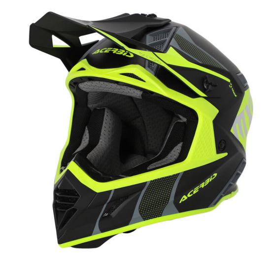 ACERBIS helmet X Track 2206 black/fluo yellow 