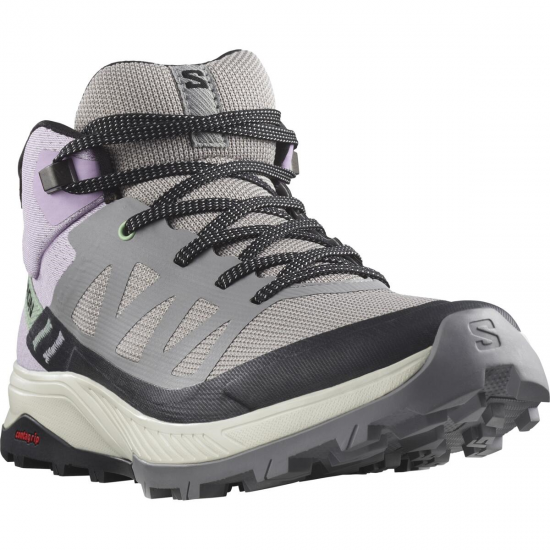 SALOMON apavi Outrise Mid GTX W pink/grey/black 