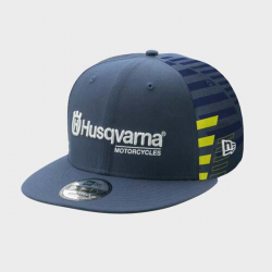 HUSQVARNA cepure Team Flat Cap blue/yellow/white