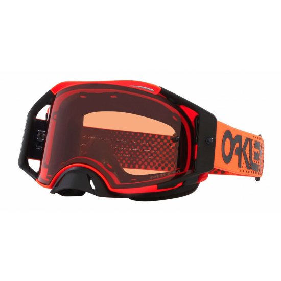 OAKLEY MX brilles Airbrake Moto B1B orange w/prizm bronze