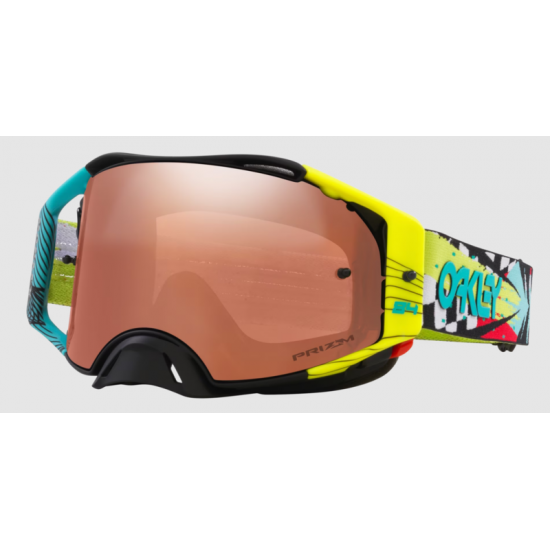 OAKLEY MX brilles Airbrake Herlings Sig yellow/blue w/prizm black irridium