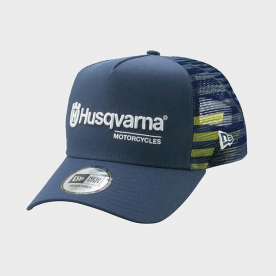 HUSQVARNA cepure Team Trucker Cap blue/yellow