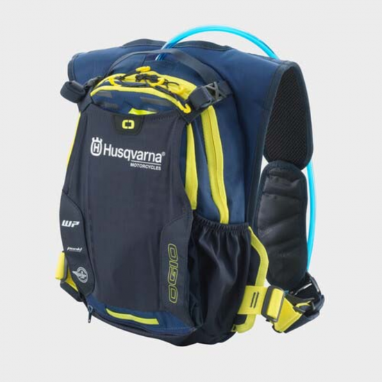 HUSQVARNA soma muguras H2O Team Baja Hydration blue/yellow