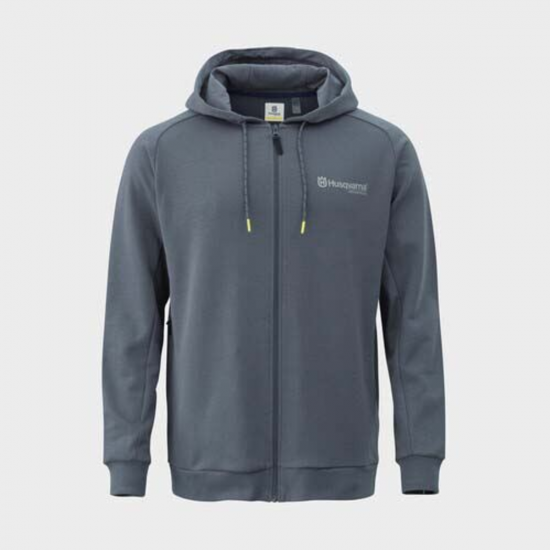 HUSQVARNA jaka ar kapuci Railed Zip Hoodie grey 