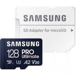 SAMSUNG PRO Ultimate MicroSD atmiņas karte ar adapteri 128GB