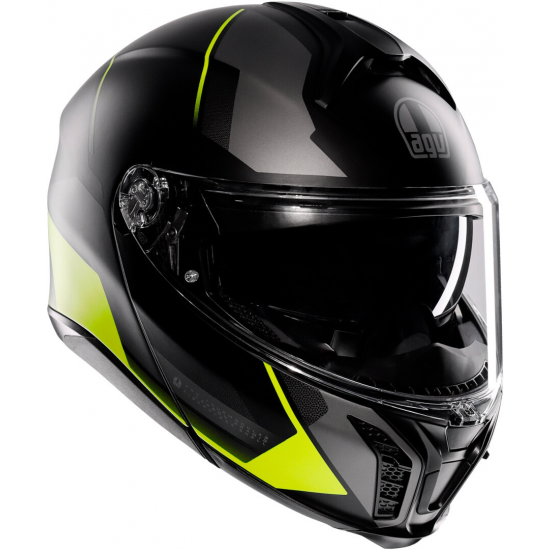 AGV ķivere Tourmodular Preception matt black/yellow/grey 