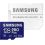 SAMSUNG PRO+ atmiņas karte ar adapteri 128GB