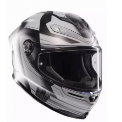 AGV ķivere K6 S matt ultrasonic black/grey 