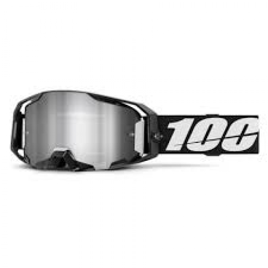 100% brilles Armatic black w/silver flash