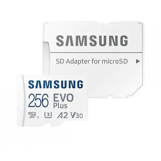 SAMSUNG EVO+ atmiņas karte ar adapteri 256GB