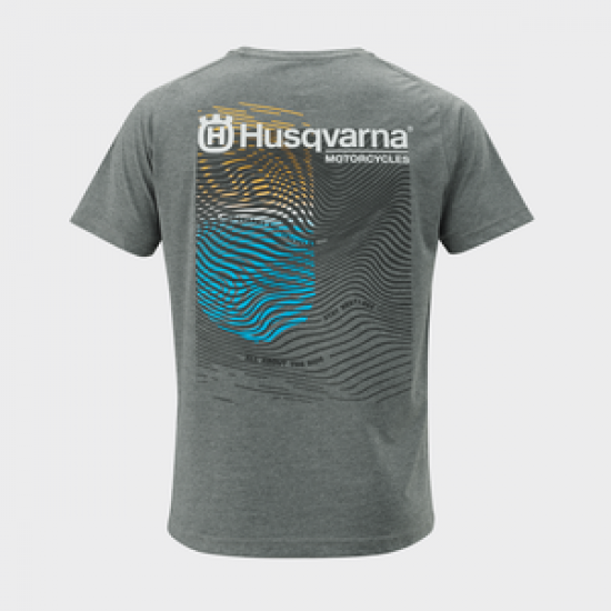 HUSQVARNA t-krekls Railed Tee grey 