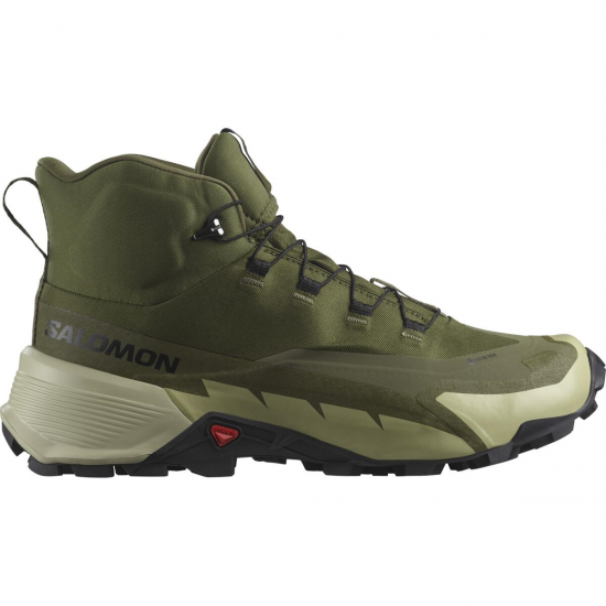 SALOMON apavi Cross Hike Mid GTX 2 camo green/grey 