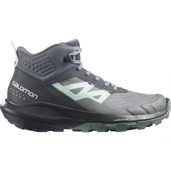 SALOMON apavi Outpulse Mid GTX W grey/light blue/black 