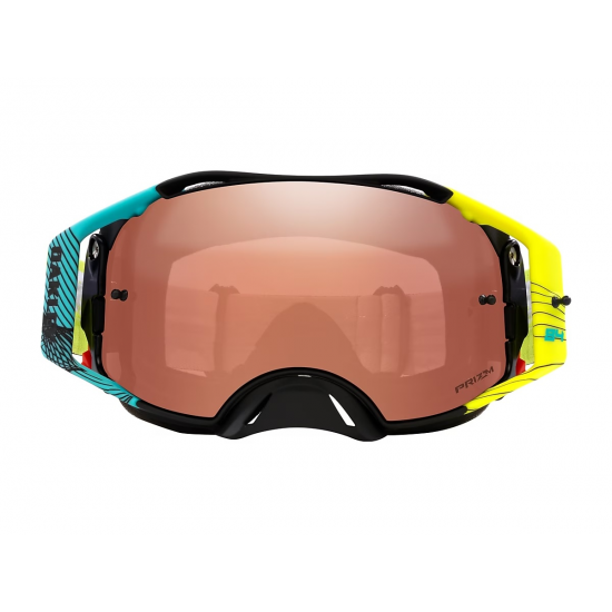 OAKLEY MX brilles Airbrake Herlings Sig yellow/blue w/prizm black irridium