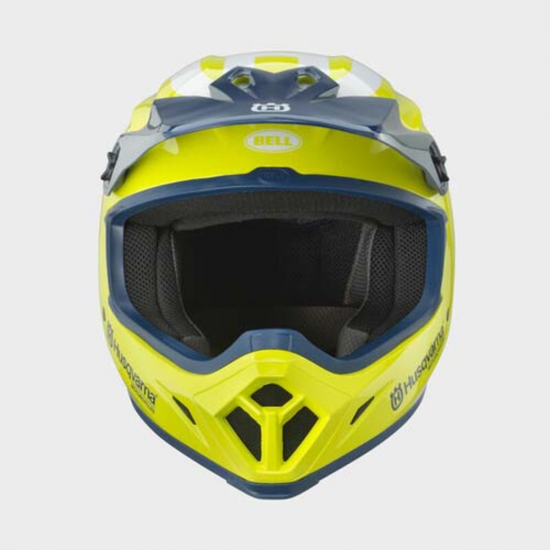 HUSQVARNA ķivere MX 9 Mips Authentic ECE blue/yellow 